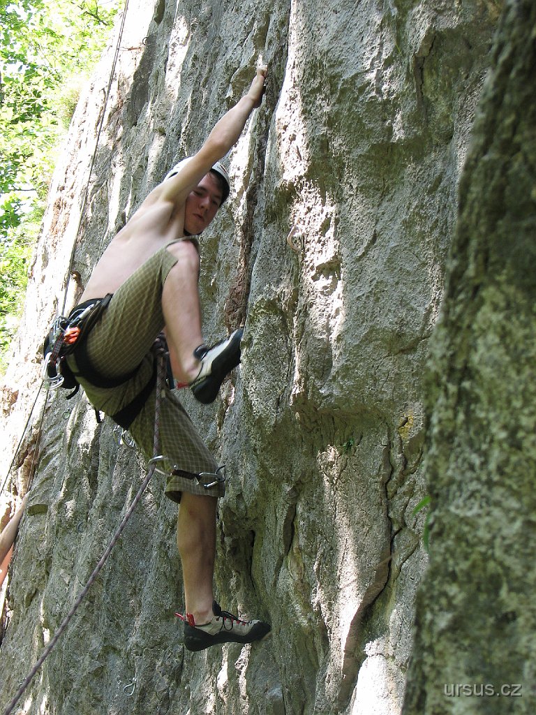 71.jpg - Vašek zkusil i místní sedmičku s krásným názvem "Tri oriešky pro Popelku"... no samozřejmě ji vybušil! Velká gratulace.